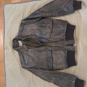 Vintage Banana Republic leather jacket